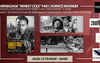 vernissage ernest cole photographe agence magnum cinema clermont lherault